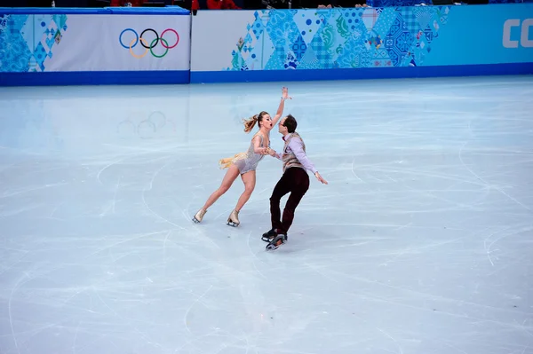 Alexander GAZSI and Nelli Zhiganshina at Sochi 2014 XXII Olympic Winter Games