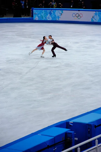 Marco Fabbri and Charlène Guignard at Sochi 2014 XXII Olympic Winter Games
