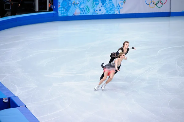 Victoria Sinitsina and Ruslan Zhiganshin at Sochi 2014 XXII Olympic Winter Games