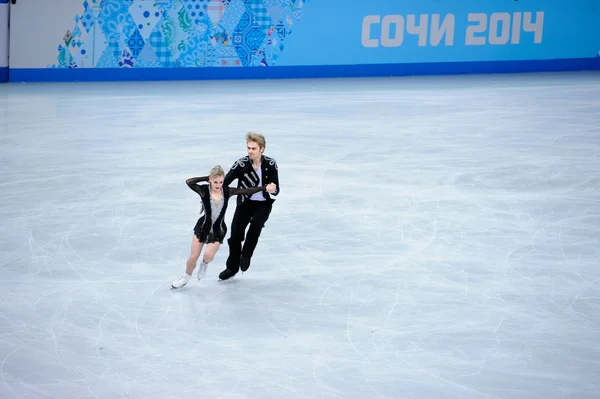 Penny Coomes and Nick Buckland at Sochi 2014 XXII Olympic Winter Games