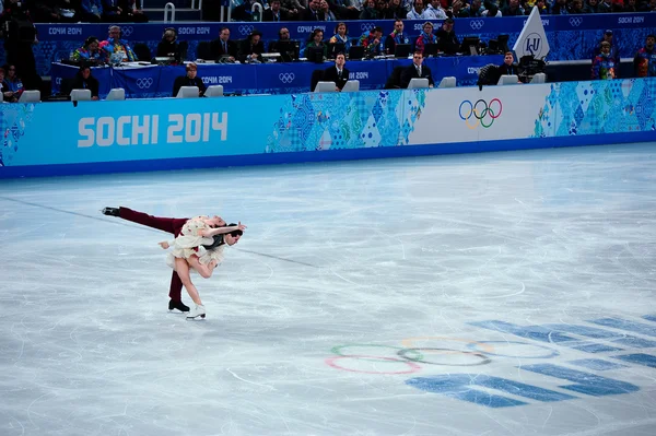Anna Cappellini and Luca Lanotte at Sochi 2014 XXII Olympic Winter Games