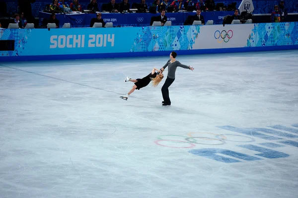 Ekaterina Bobrova and Dimitri Soloviev at Sochi 2014 XXII Olympic Winter Games