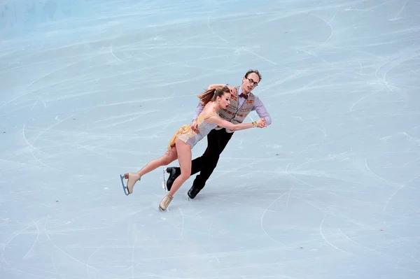 Alexander GAZSI and Nelli Zhiganshina at Sochi 2014 XXII Olympic Winter Games