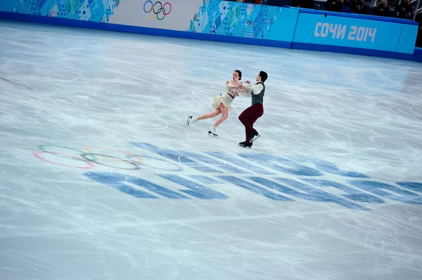Anna Cappellini and Luca Lanotte at Sochi 2014 XXII Olympic Winter Games