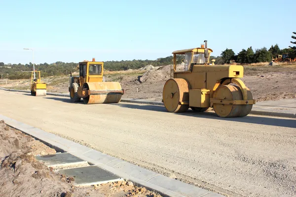 Steam road roller