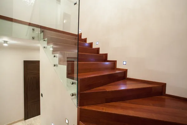 Travertine house - staircase