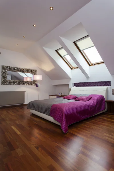 Purple bedroom