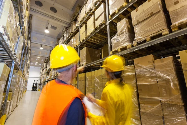 Checking products in warehouse