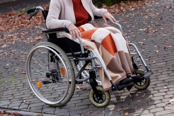 Person on wheelchair
