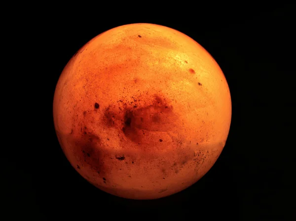 Lamp that looks like mars