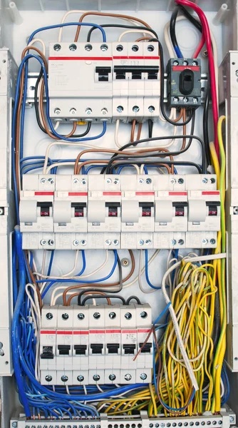 Electrical panel with fuses and contactors