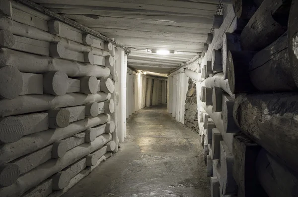 Underground tunnel in the Salt Mine