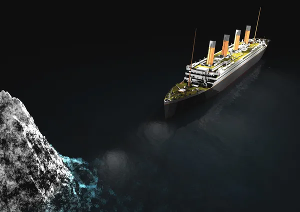 Titanic 100 years anniversary, iceberg — Stock Photo #24753489