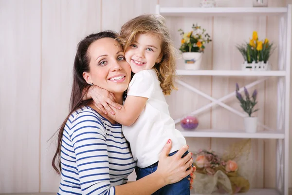 Happy mother with her daughter