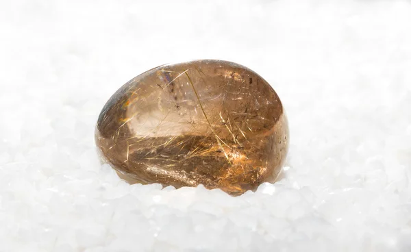 Rutilated smokey quartz