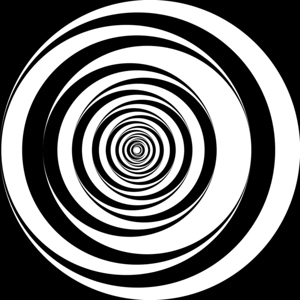 Black and white spiral background