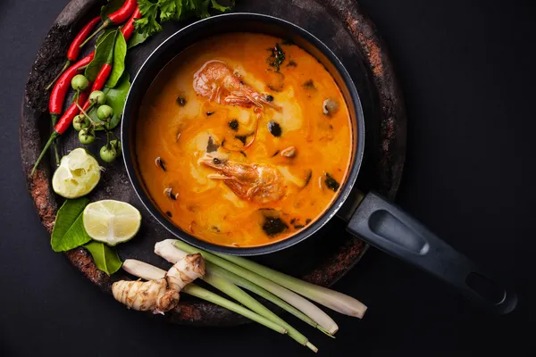 Spicy Thai soup Tom Yam