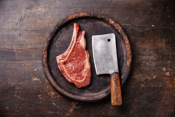 Raw fresh Ribeye Steak