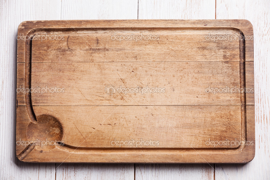 Tabla de cortar carne cocina — Foto de stock © lisovskaya #49335019