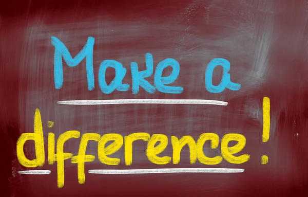 Make A Difference Concept