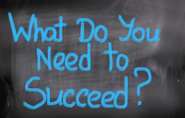 What Do You Need To Succeed Concept