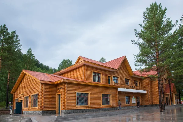 Arctic Village Daxinganling Mohe, Heilongjiang Province tourist reception center wooden houses
