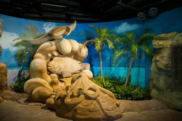 Hong Kong Ocean Park Ocean Wonders Aquarium Sand Sculpture