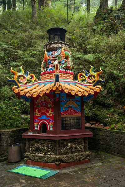 Alishan, Chiayi City, Taiwan temple virgin forest