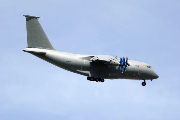 ZHUKOVSKY, RUSSIA - AUGUST 28: Antonov An-70 medium-range trans