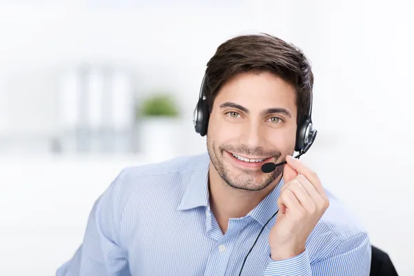 Businessman with headphone