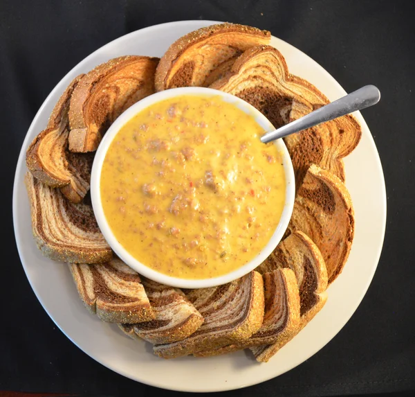 Cheese Dip and Bread