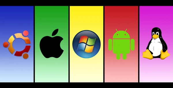 Logos of the most popular operating systems