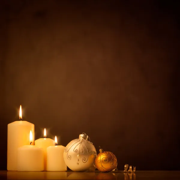 Christmas Candles and Ornaments