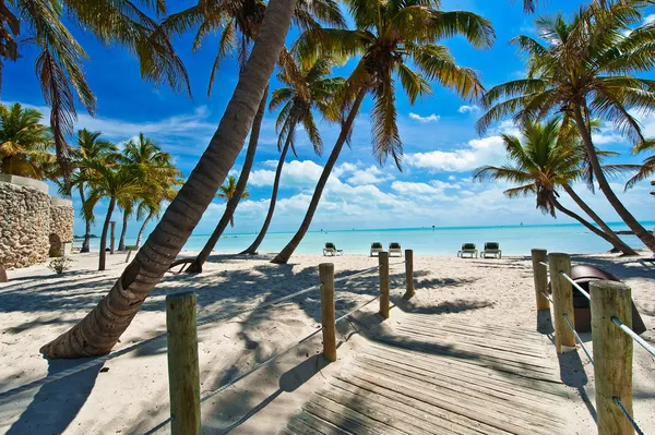 Footbridge to the beach