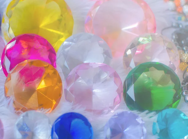 Pile of colorful gems