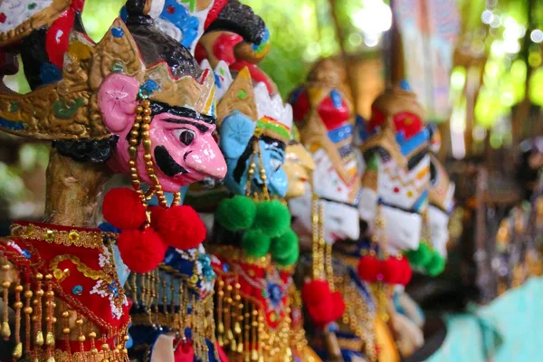 Traditional Javanese puppets