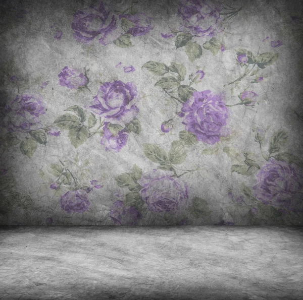 Concrete wall and floor texture with rose purple wallpaper , Gru