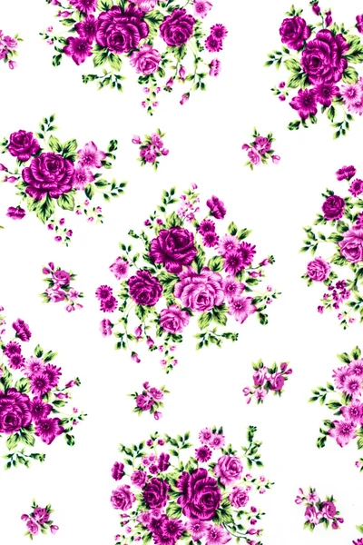 Purple Rose Fabric background, Fragment of colorful retro tapest