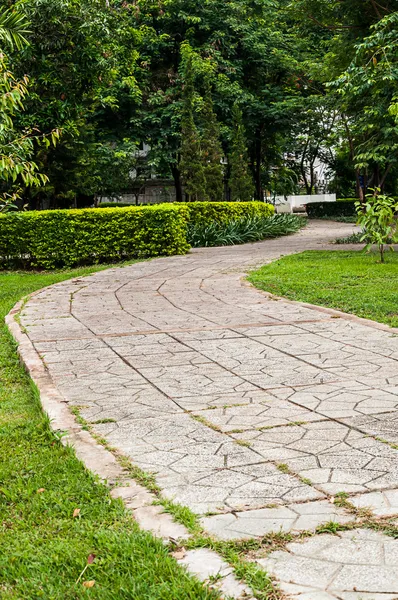 Concrete walkway