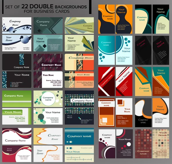 44 Backgrounds for double business