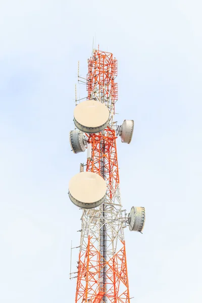 Tower with antennas of cellular communication at thailand