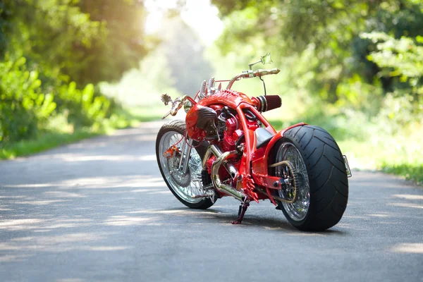 Red motorcycle