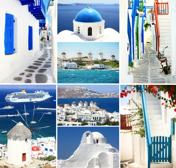 Travel to Greece collage