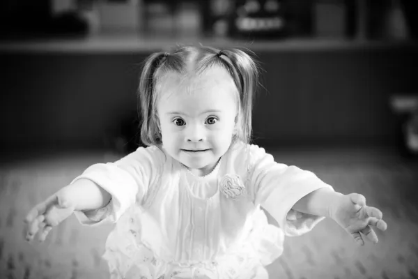 Emotions Down syndrome girl