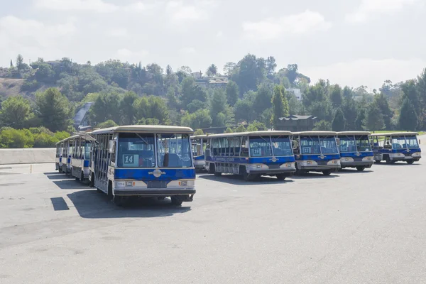 Los Angeles -USA, October, 2: Excursion Blue Buses In One Standi