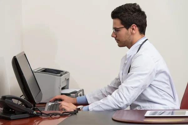 Doctor With Computer