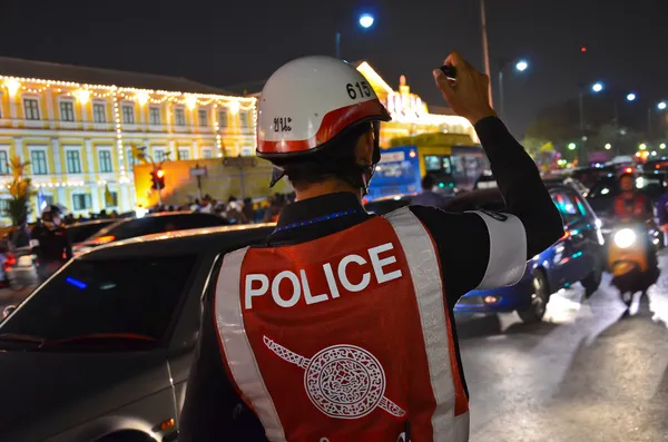 Thai Police on Night Shift