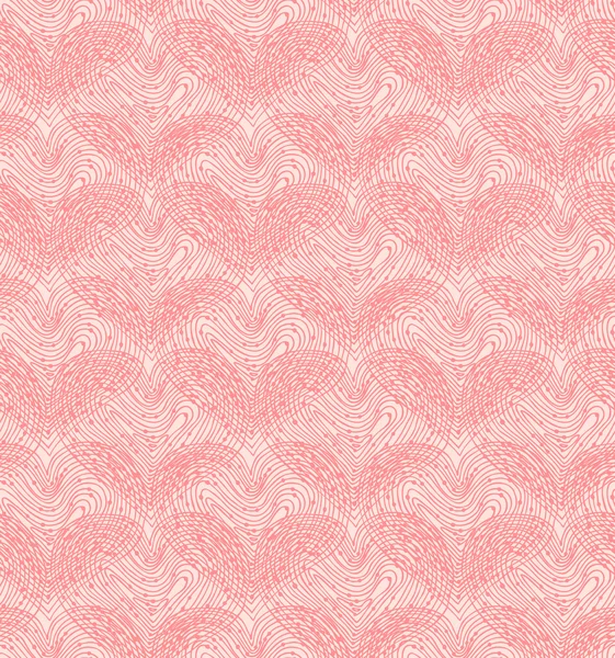 有无缝的抽象纹理可爱设计模板。心净额结算背