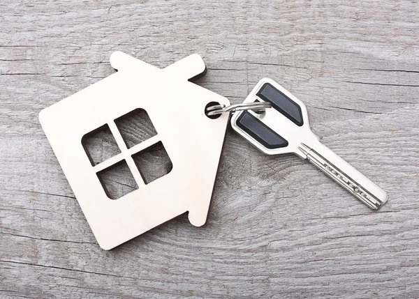 Key with wooden house