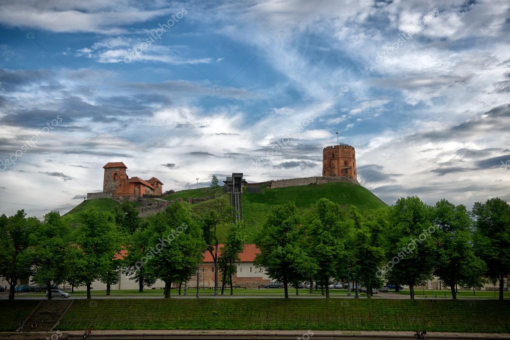 City plan Vilnius Lithuania